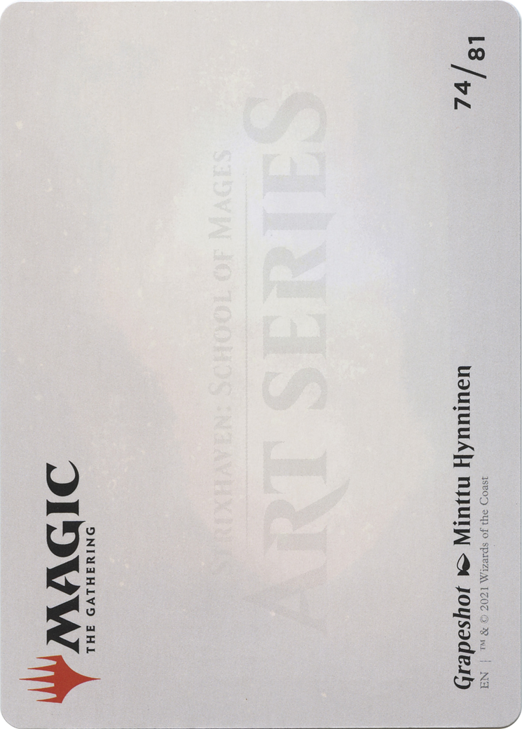 Image of Grapeshot // Grapeshot (ASTX-074) - Strixhaven Art Series (Borderless) Foil