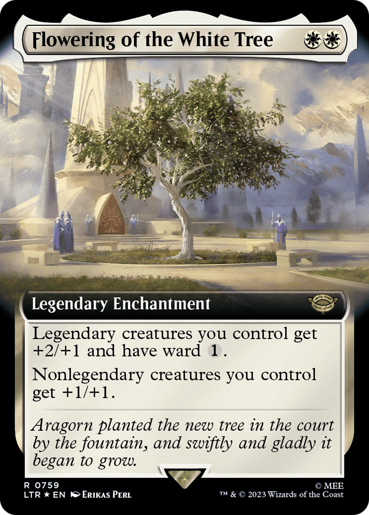Image of Flowering of the White Tree (Extended Art) (Surge Foil) (LTR-759) - The Lord of the Rings: Tales of Middle-earth: (Extended Art) Foil