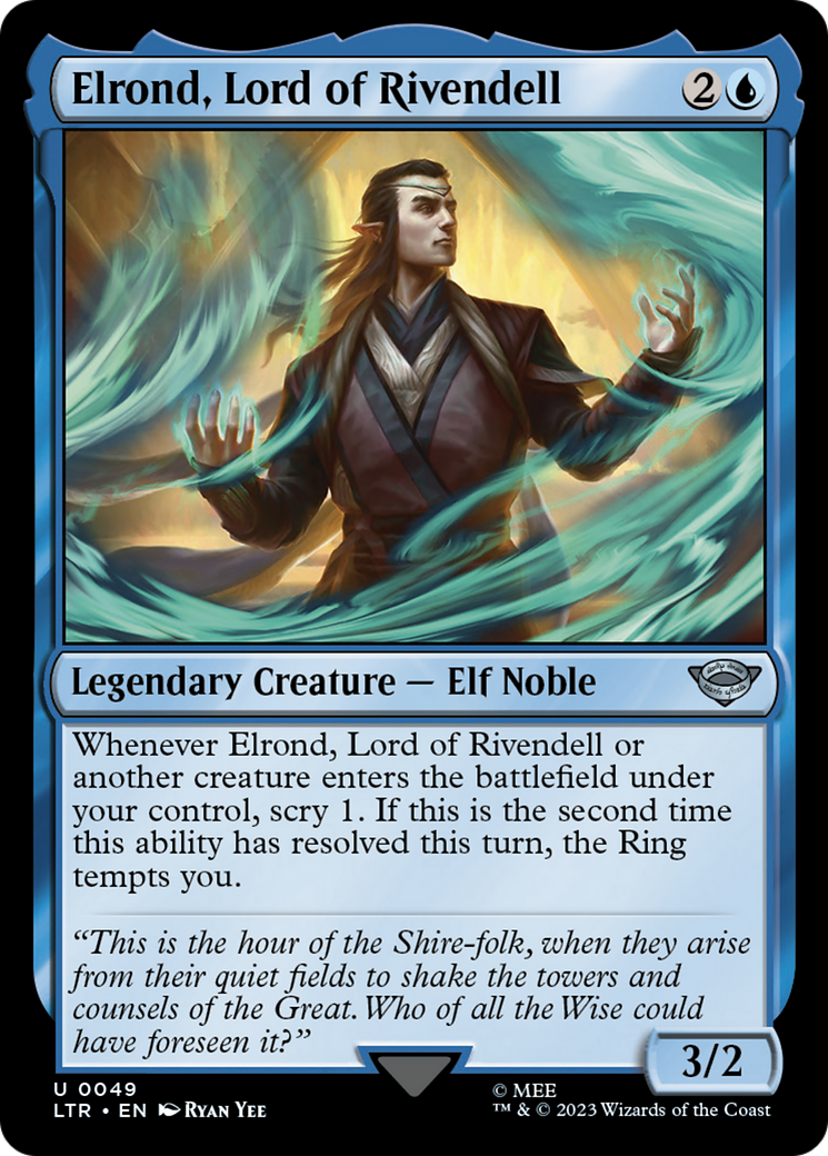 Image of Elrond, Lord of Rivendell (LTR-049) - The Lord of the Rings: Tales of Middle-earth