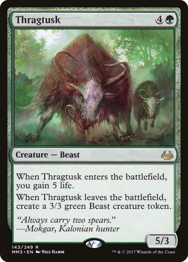 Image of Thragtusk (MM3-143) - Modern Masters 2017