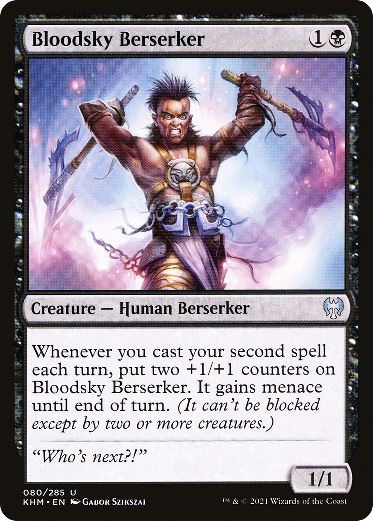 Image of Bloodsky Berserker (KHM-080) - Kaldheim Foil