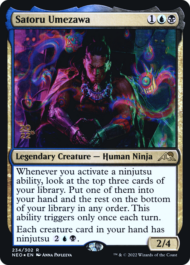 Image of Satoru Umezawa (PRE-234) - Kamigawa: Neon Dynasty Promos Foil