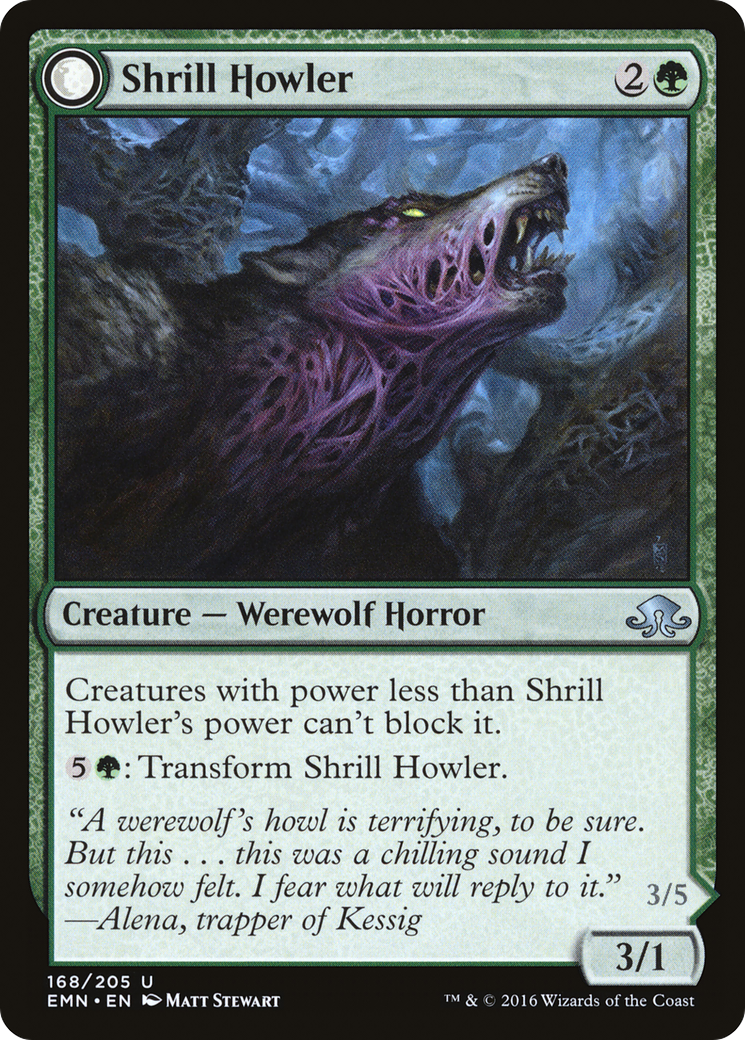 Image of Shrill Howler (EMN-168) - Eldritch Moon: (mooneldrazidfc) Foil