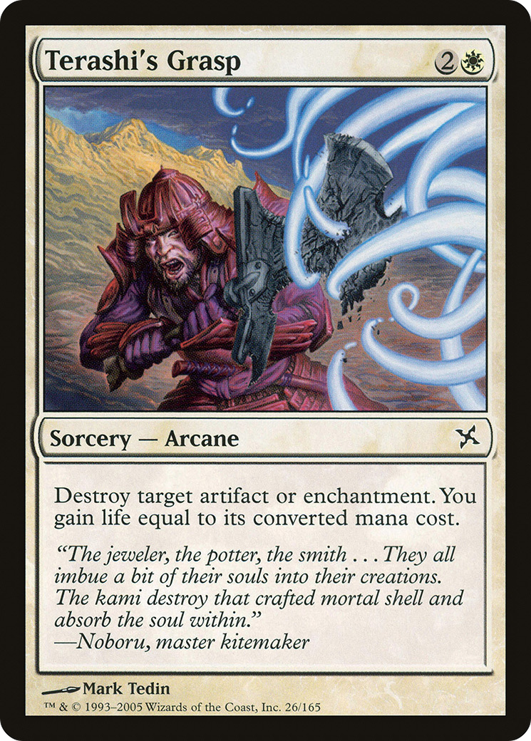 Image of Terashi's Grasp (BOK-026) - Betrayers of Kamigawa