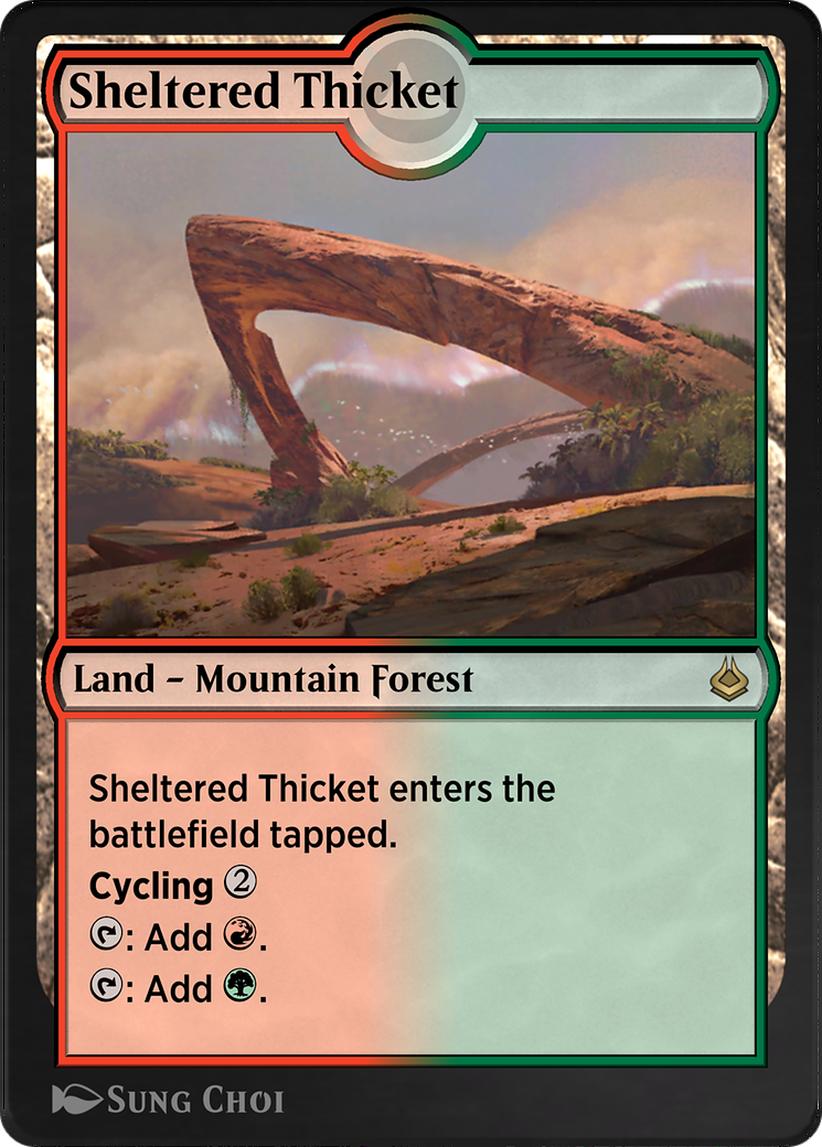 Image of Sheltered Thicket (AKR-330) - Amonkhet Remastered