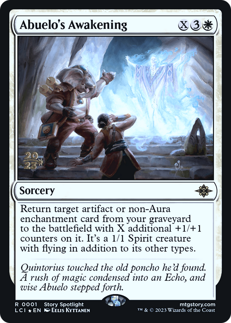 Image of Abuelo's Awakening (PRE-001) - The Lost Caverns of Ixalan Promos Foil