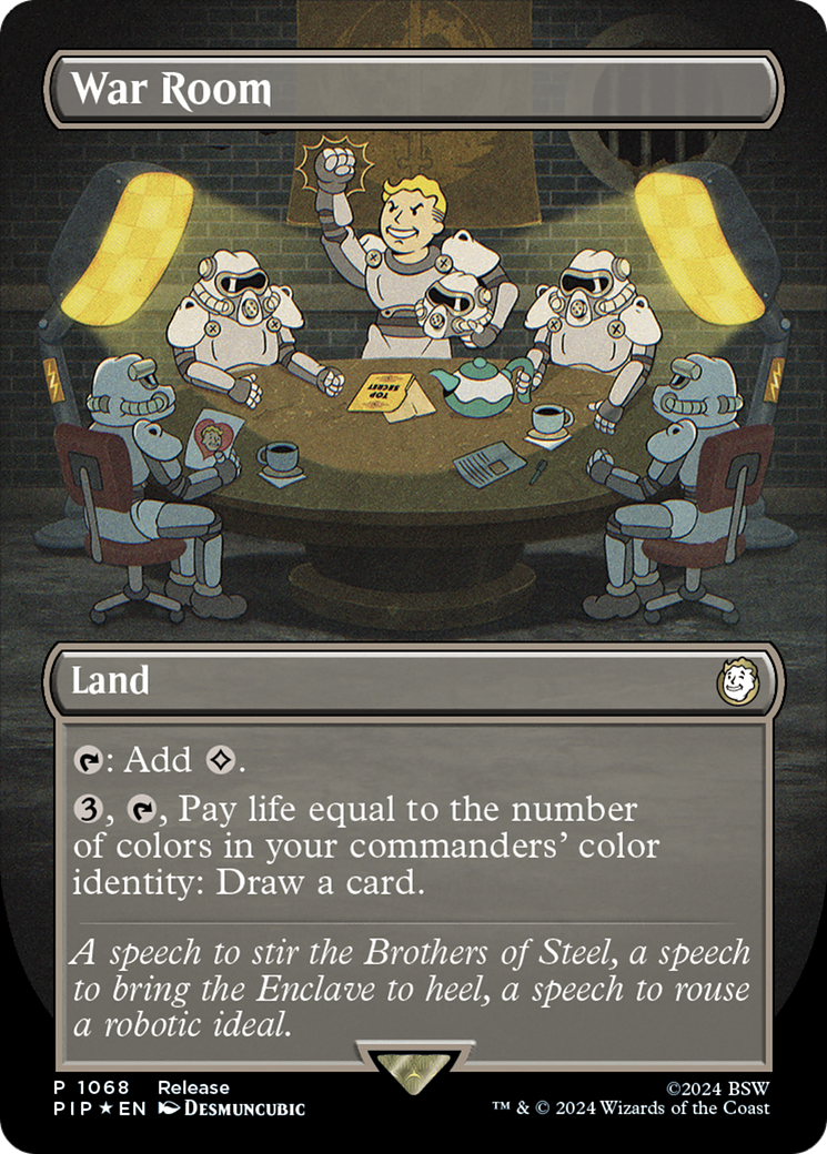 Image of War Room (Borderless) (LARP-1068) - Fallout (Borderless) Foil