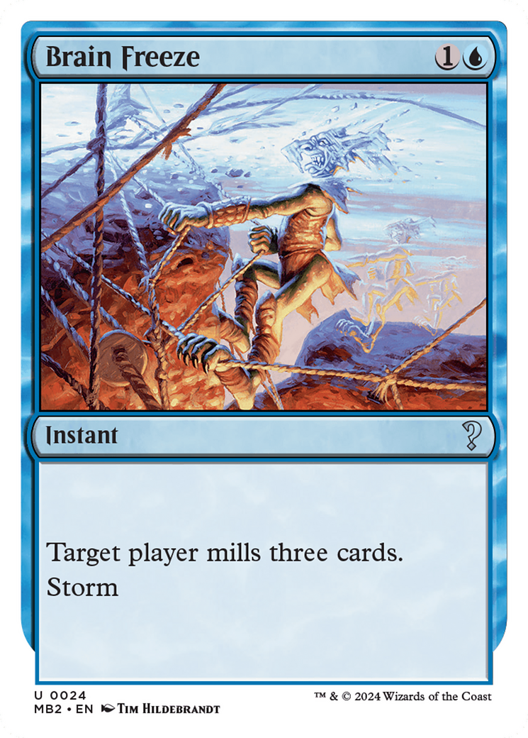 Image of Brain Freeze (White Border) (MB2-024) - Mystery Booster 2