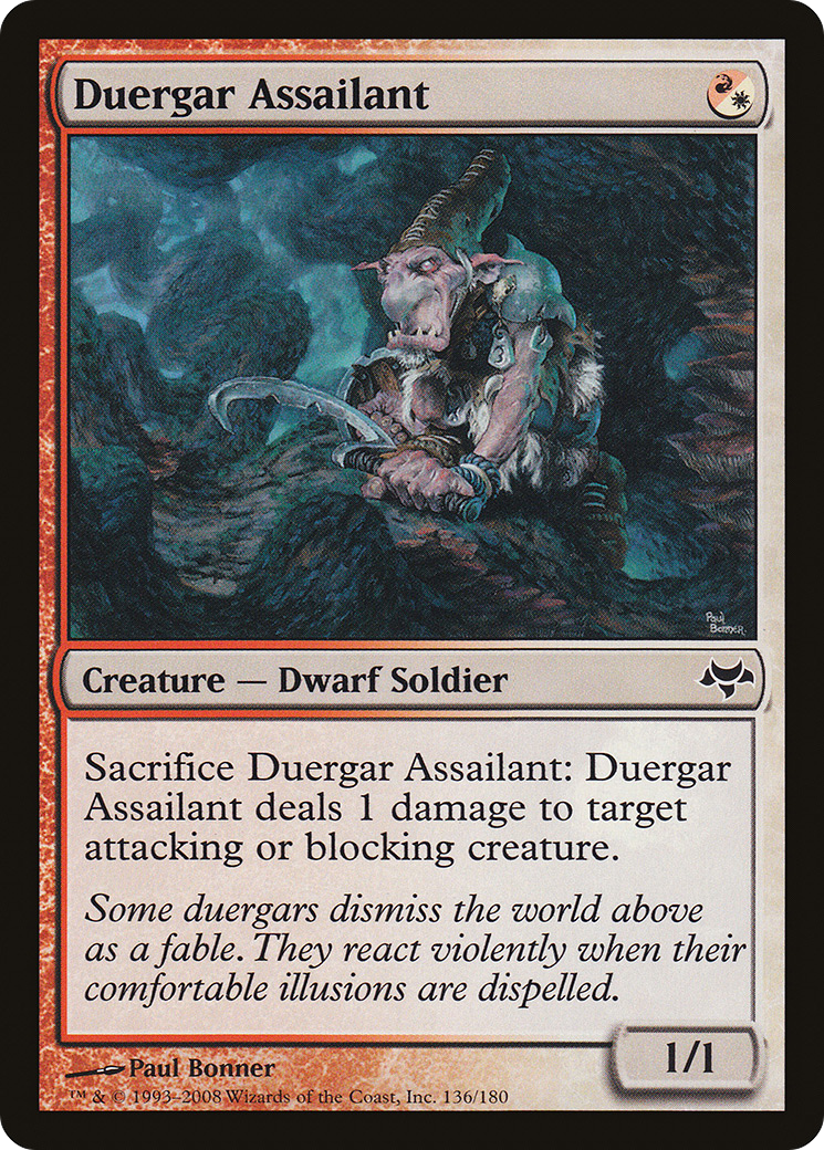Image of Duergar Assailant (EVE-136) - Eventide Foil