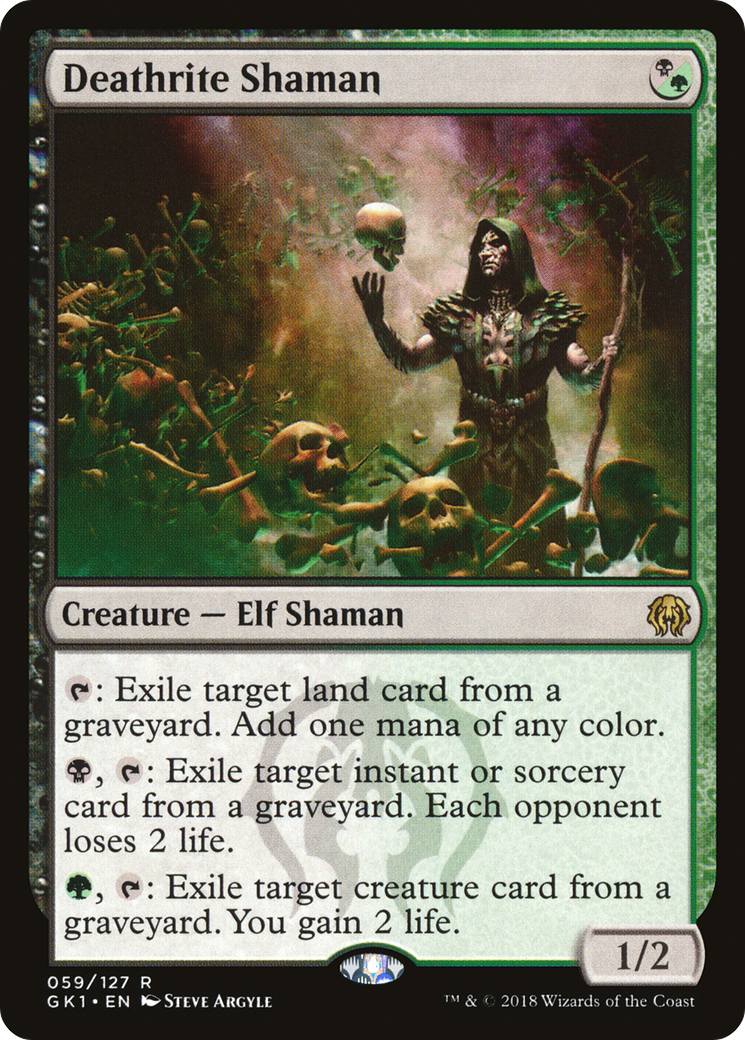 Image of Deathrite Shaman (GR1-059) - GRN Guild Kit