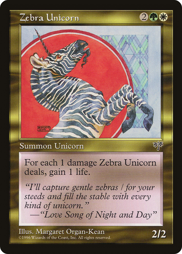 Image of Zebra Unicorn (MIR-) - Mirage