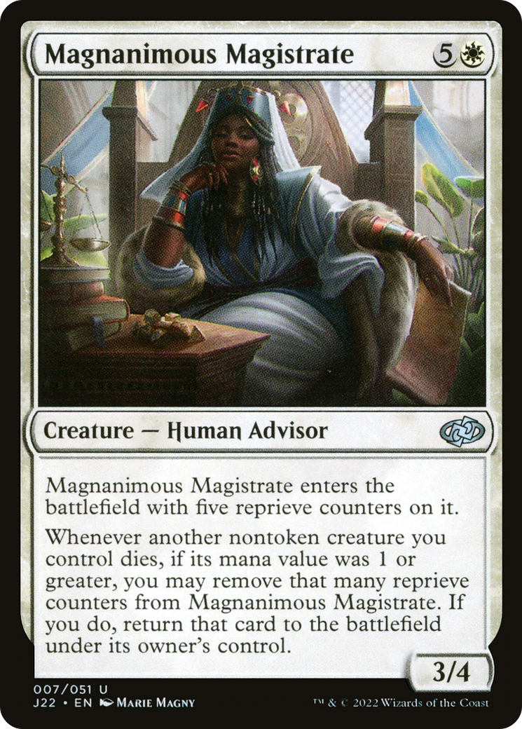 Image of Magnanimous Magistrate (J22-007) - Jumpstart 2022