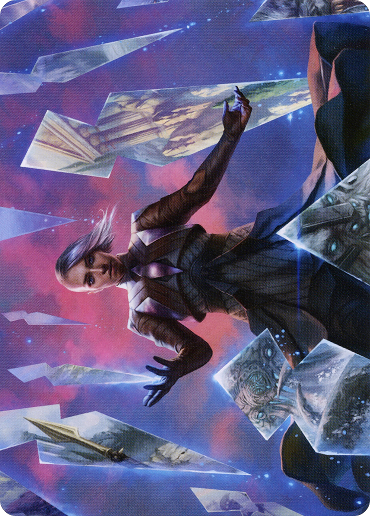 Image of Behold the Multiverse Art Card (ASKHM-010) - Art Series: Kaldheim (Borderless)
