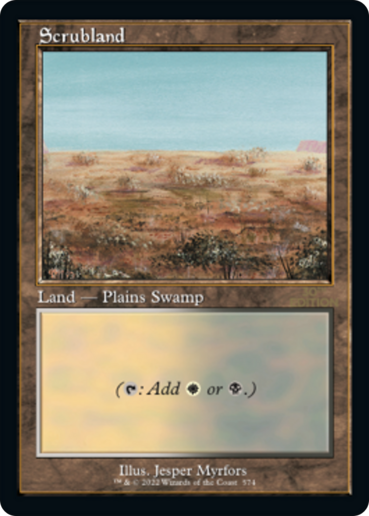 Image of Scrubland (Retro Frame) (30A-574) - 30th Anniversary Edition
