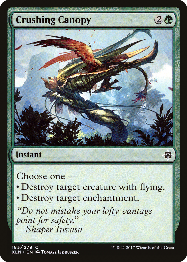 Image of Crushing Canopy (XLN-183) - Ixalan Foil
