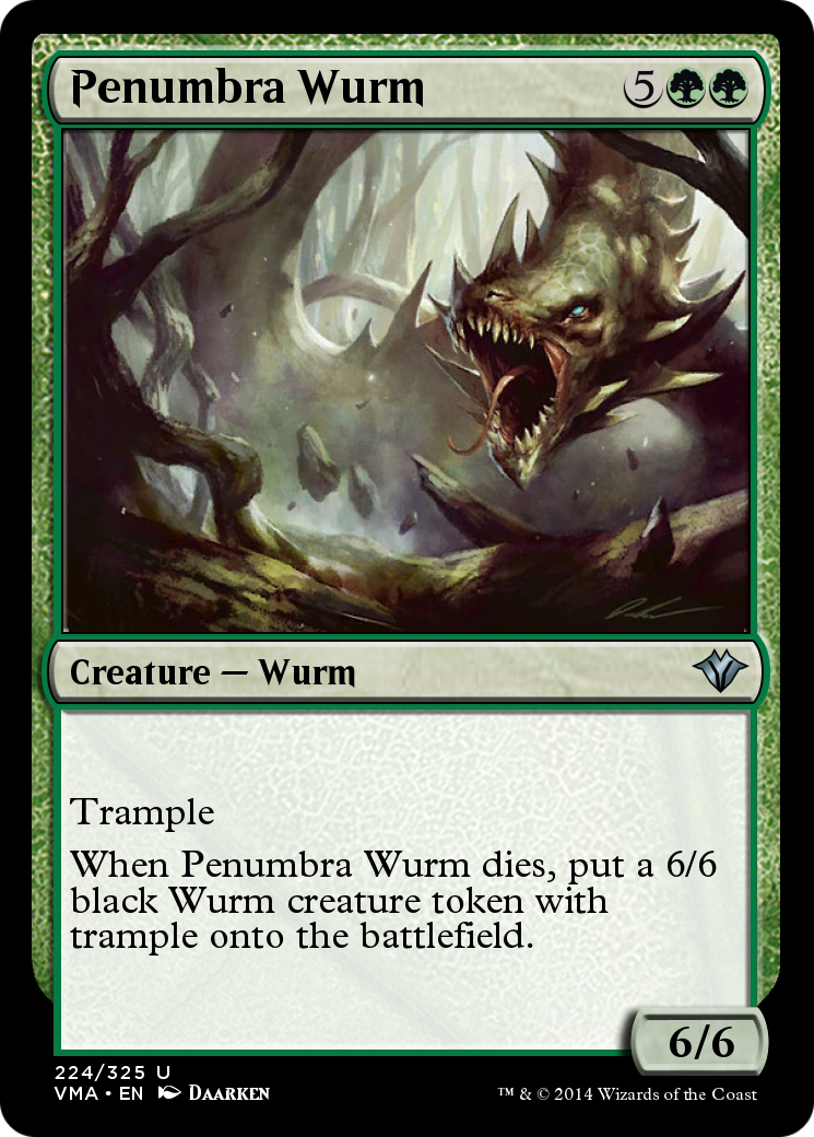 Image of Penumbra Wurm (VMA-224) - Vintage Masters Foil