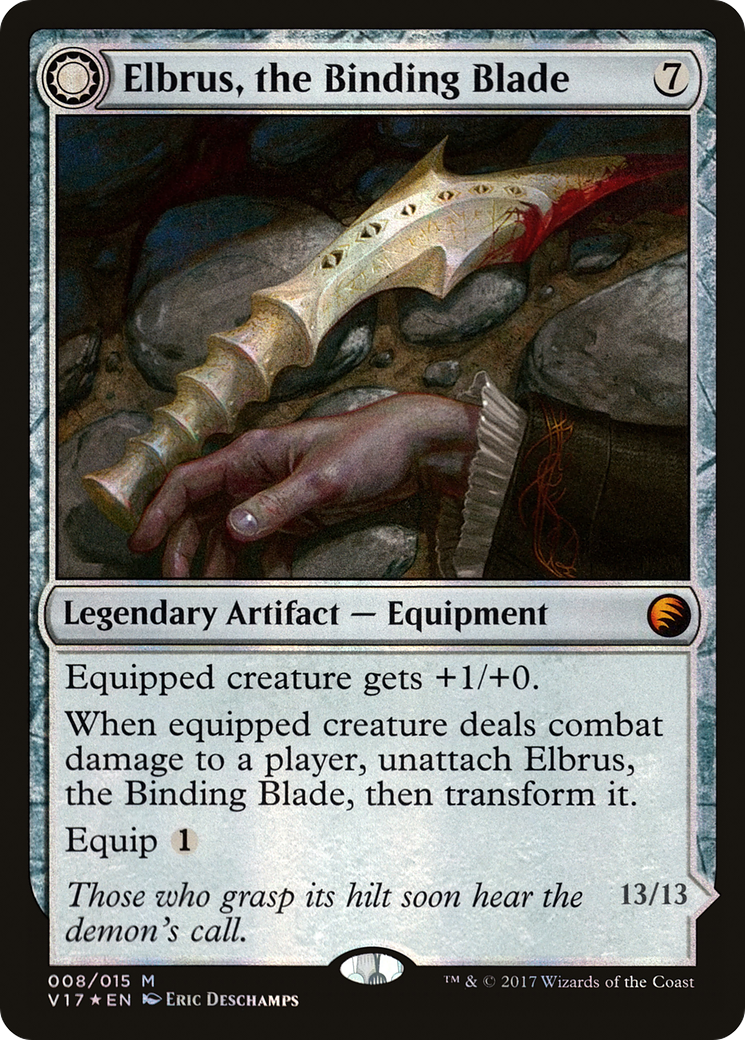 Image of Elbrus, the Binding Blade (V17-008) - From the Vault: Transform: (Double Faced Transform) Foil