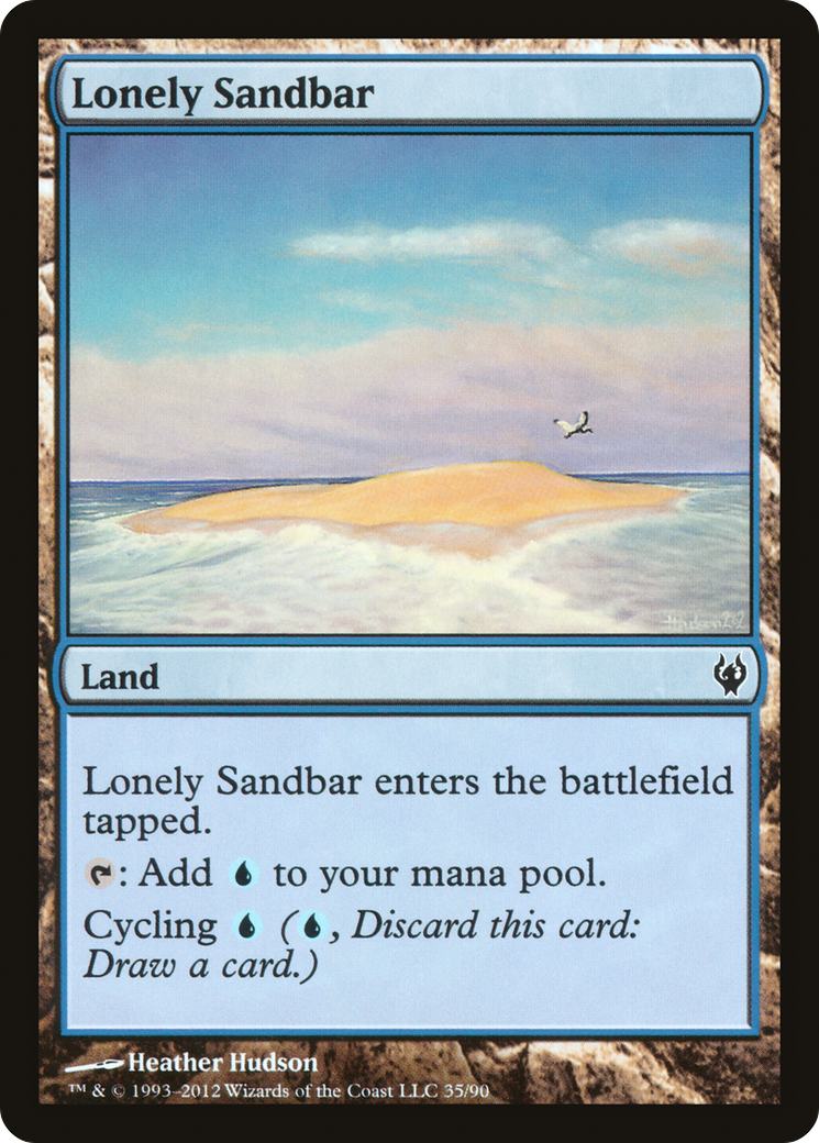 Image of Lonely Sandbar (DDJ-035) - Duel Decks: Izzet vs. Golgari