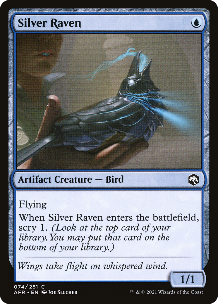 Image of Silver Raven (AFR-074) - Adventures in the Forgotten Realms Foil
