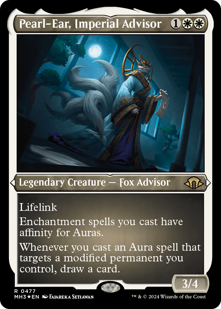 Image of Pearl-Ear, Imperial Advisor (Foil Etched) (MH3-477) - Modern Horizons 3 Foil