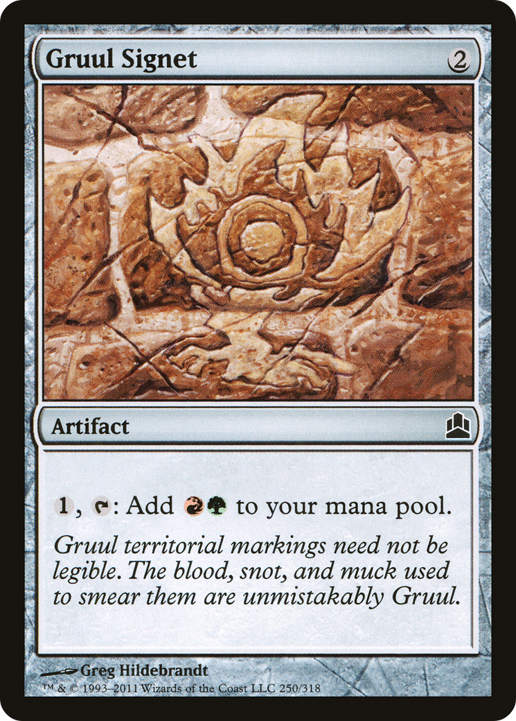 Image of Gruul Signet (CMD-250) - Commander 2011