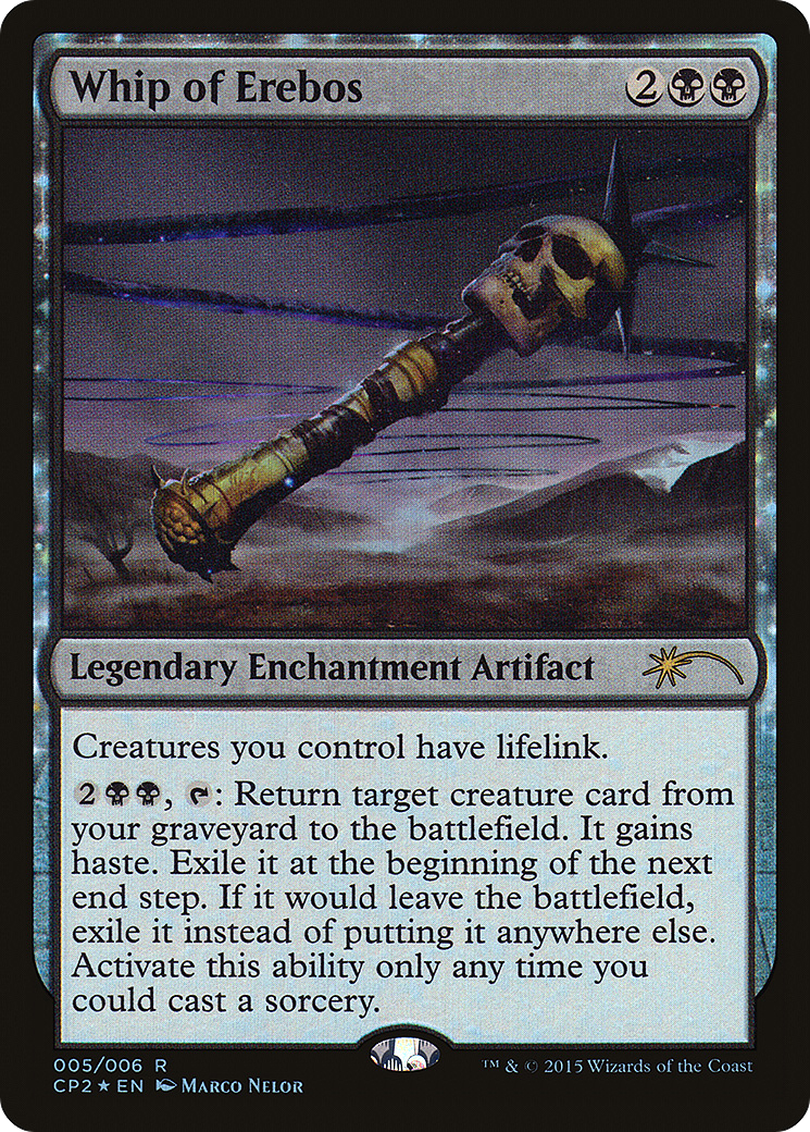 Image of Whip of Erebos (UMP-005) - Fate Reforged Clash Pack: (enchantment) Foil