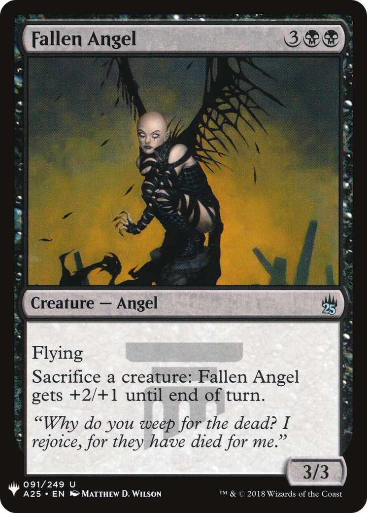 Image of Fallen Angel (LIST-A25-91) - The List