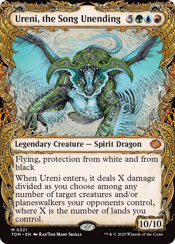 Image of Ureni, the Song Unending (Showcase) (TDM-321) - Tarkir: Dragonstorm: (Showcase)