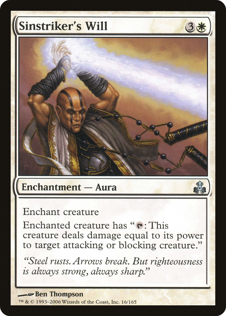 Image of Sinstriker's Will (GPT-016) - Guildpact