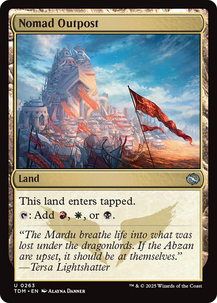 Image of Nomad Outpost (TDM-263) - Tarkir: Dragonstorm