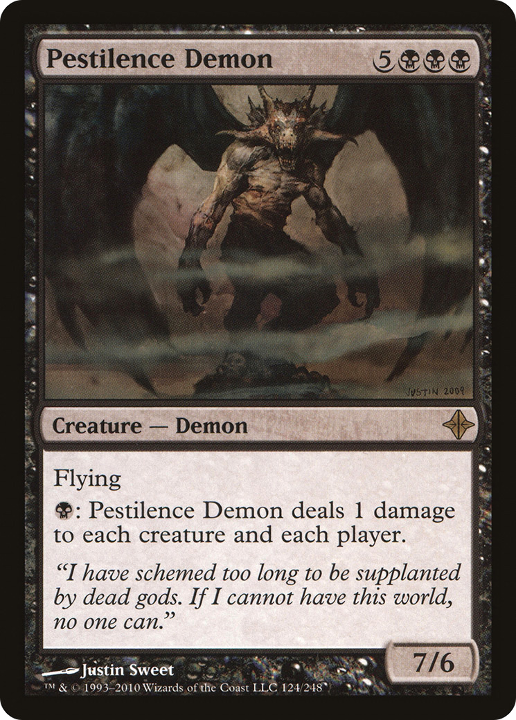 Image of Pestilence Demon (ROE-124) - Rise of the Eldrazi Foil