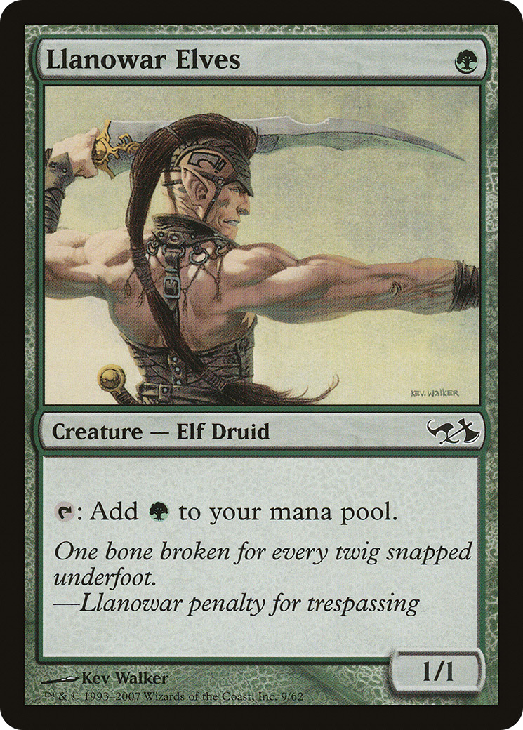 Image of Llanowar Elves (EVG-009) - Duel Decks: Elves vs. Goblins