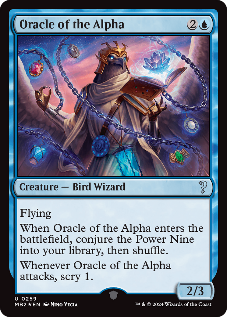 Image of Oracle of the Alpha (MB2-259) - Mystery Booster 2 Foil