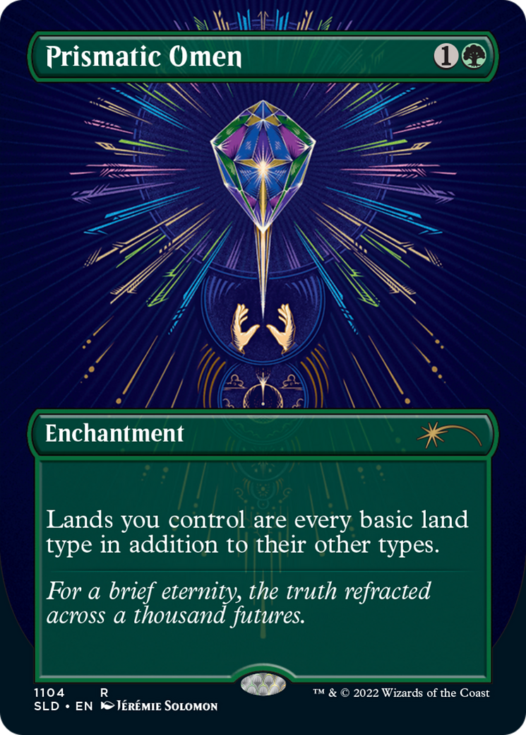 Image of Prismatic Omen (Borderless) (SLD-1104) - Secret Lair Drop (Borderless)