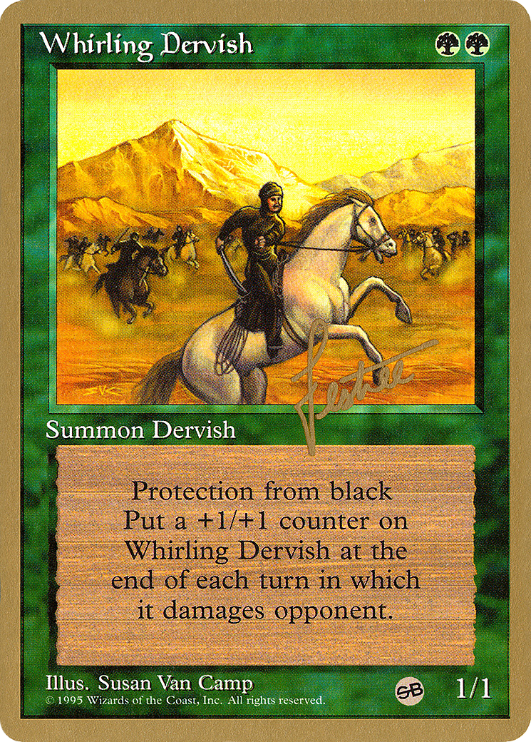 Image of Whirling Dervish - 1996 Bertrand Lestree (4ED) (SB) (WCD-) - Pro Tour Collector Set