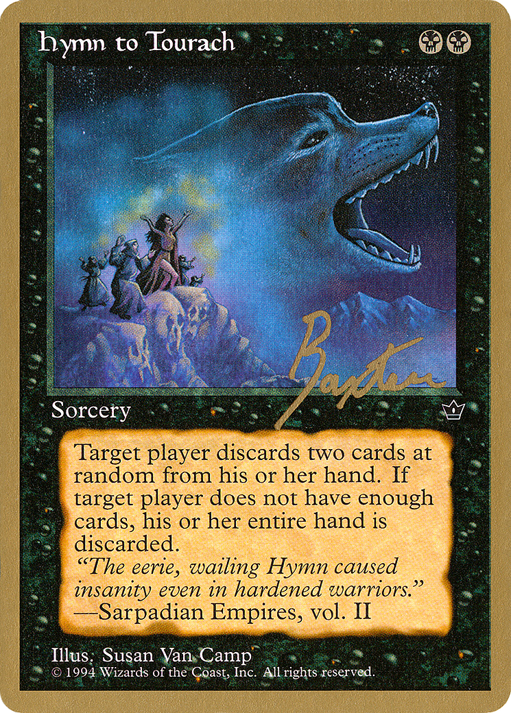 Image of Hymn to Tourach (Wolf) - 1996 George Baxter (FEM) (WCD-) - Pro Tour Collector Set
