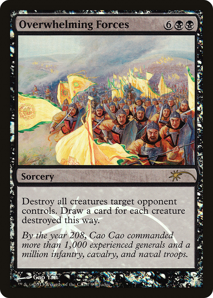 Image of Overwhelming Forces (JDG-006) - Judge Gift Cards 2013 Foil