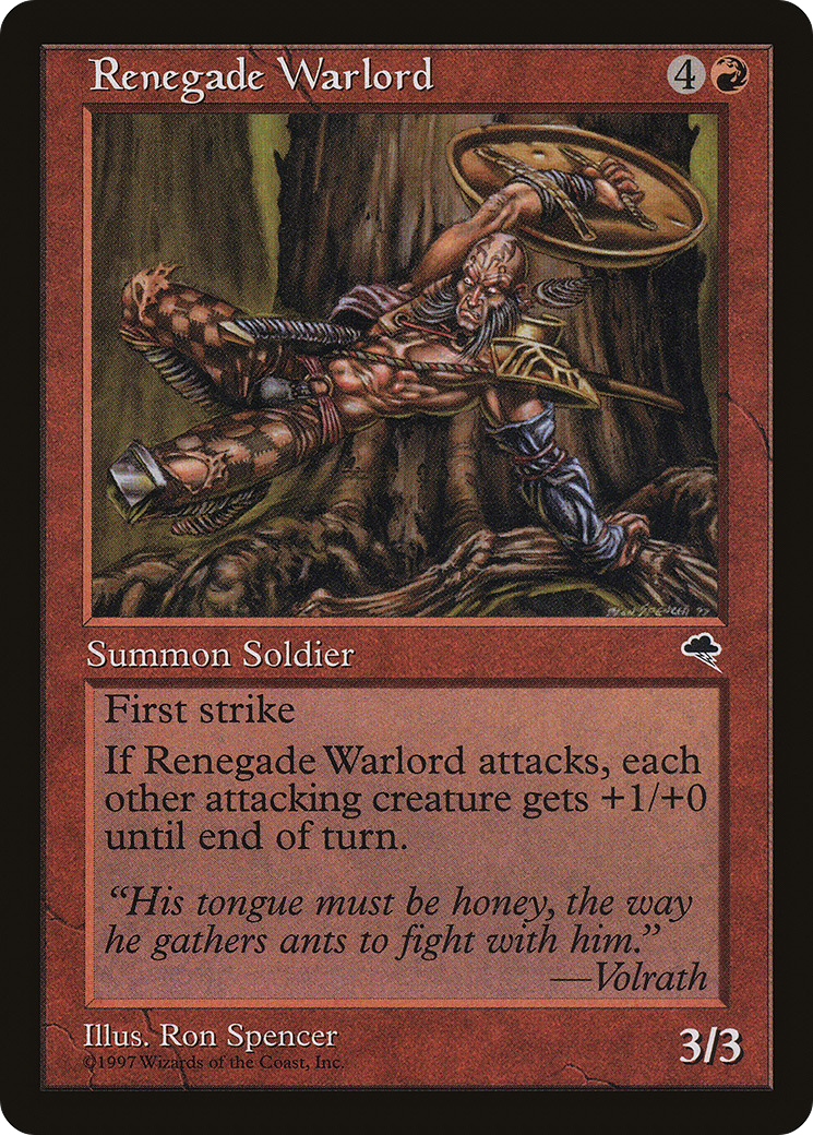 Image of Renegade Warlord (TMP-197) - Tempest
