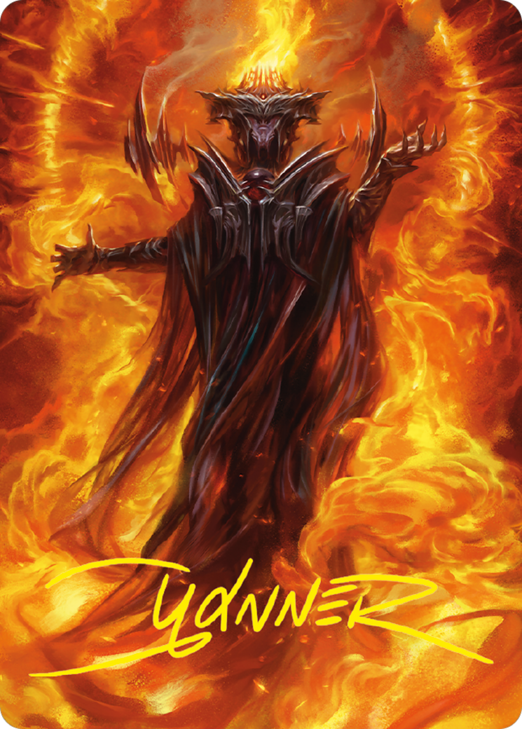 Image of Sauron, the Dark Lord // Sauron, the Dark Lord (ALTR-021) - Tales of Middle-earth Art Series (Borderless) Foil