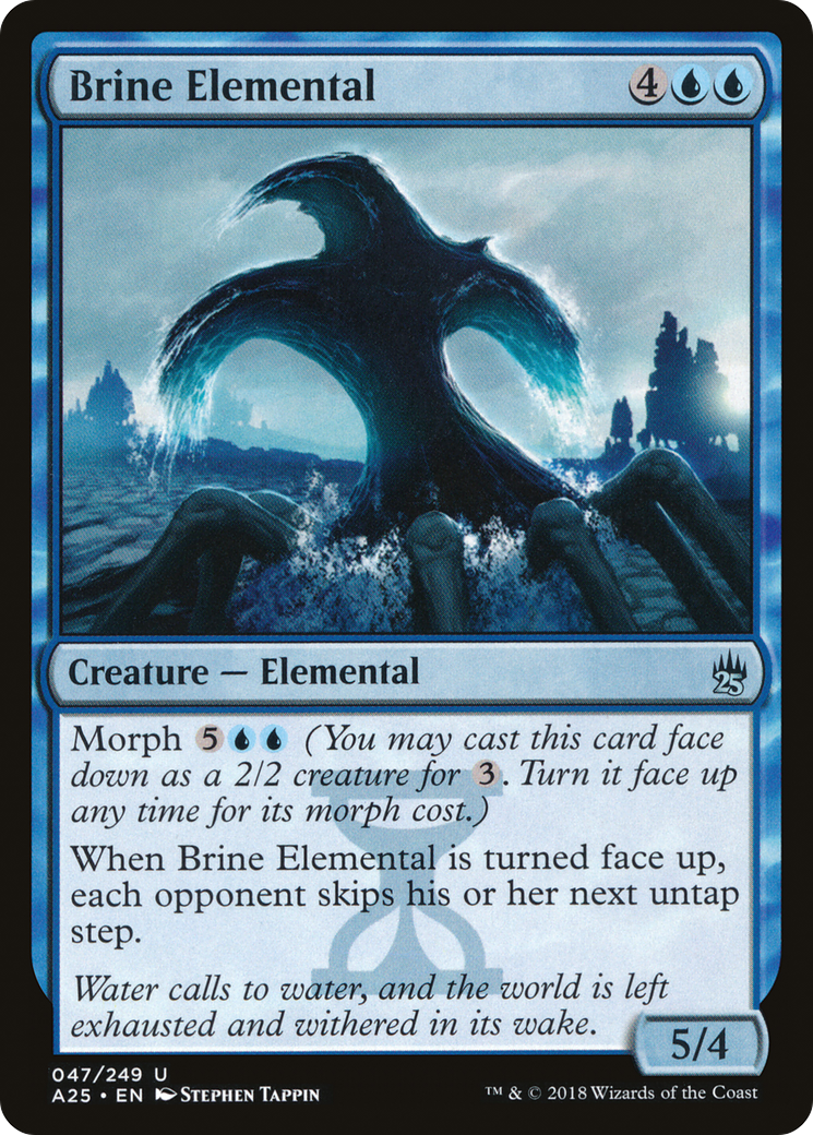 Image of Brine Elemental (A25-047) - Masters 25 Foil
