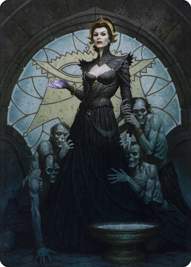 Image of Liliana of the Veil // Liliana of the Veil (ADMU-024) - Dominaria United Art Series (Borderless) Foil