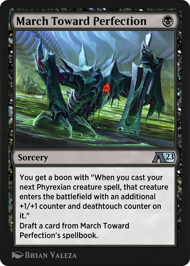 Image of March Toward Perfection (YONE-009) - Alchemy: Phyrexia