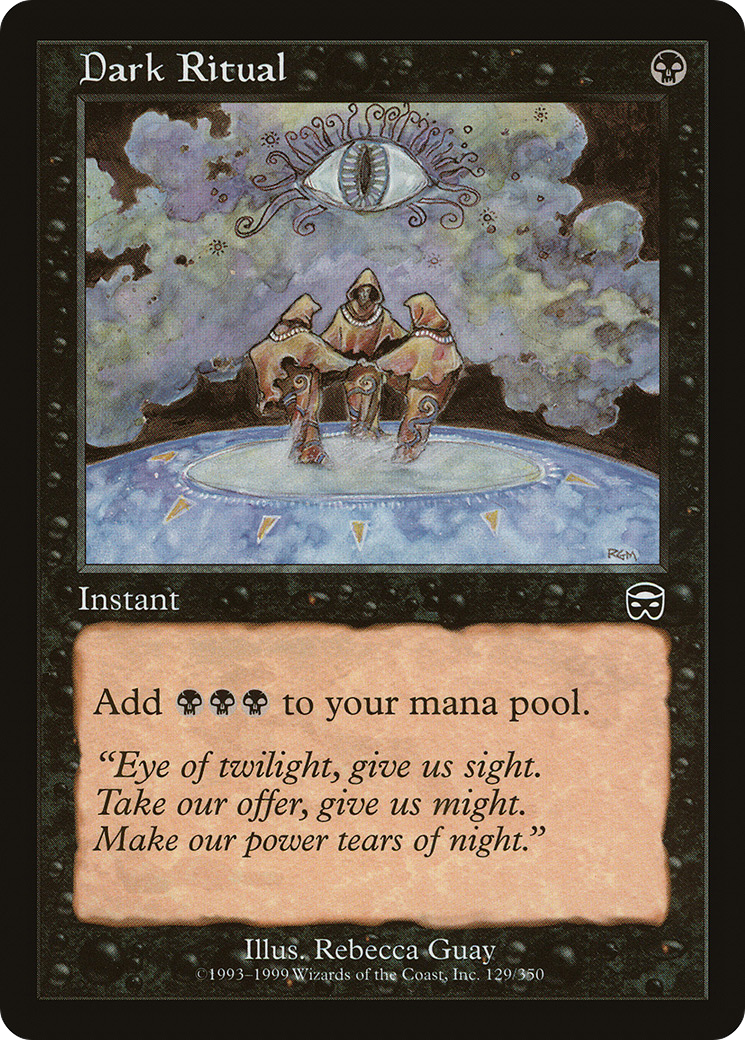 Image of Dark Ritual (MMQ-129) - Mercadian Masques Foil