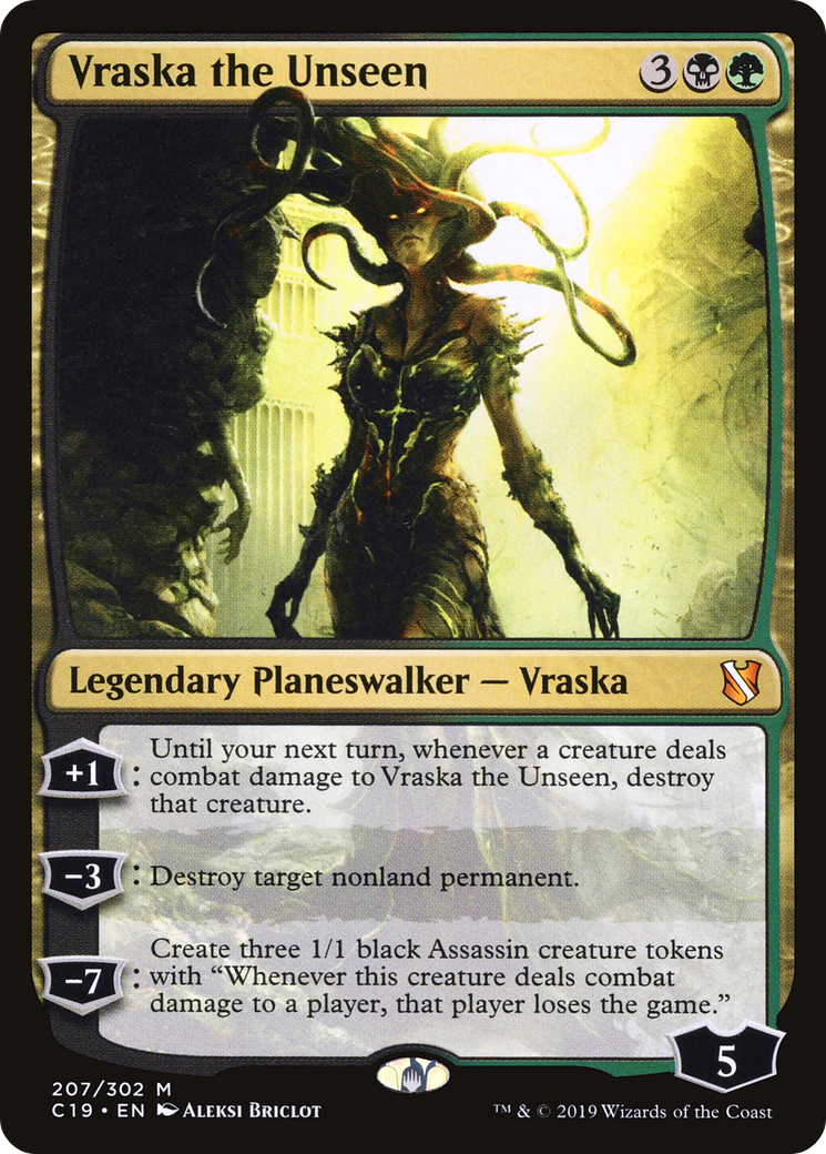 Image of Vraska the Unseen (C19-207) - Commander 2019