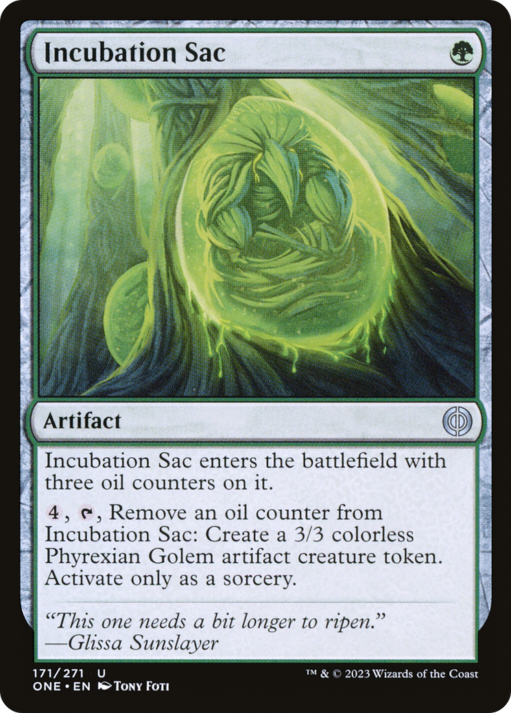 Image of Incubation Sac (ONE-171) - Phyrexia: All Will Be One