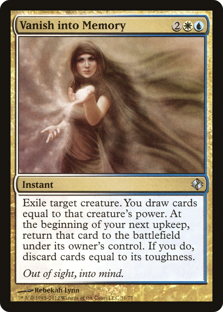 Image of Vanish into Memory (DDI-031) - Duel Decks: Venser vs. Koth