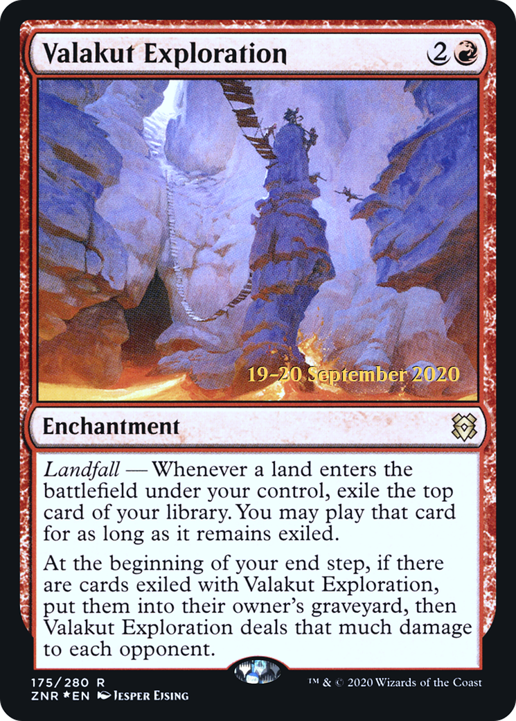 Image of Valakut Exploration (PRE-175S) - Zendikar Rising Promos Foil