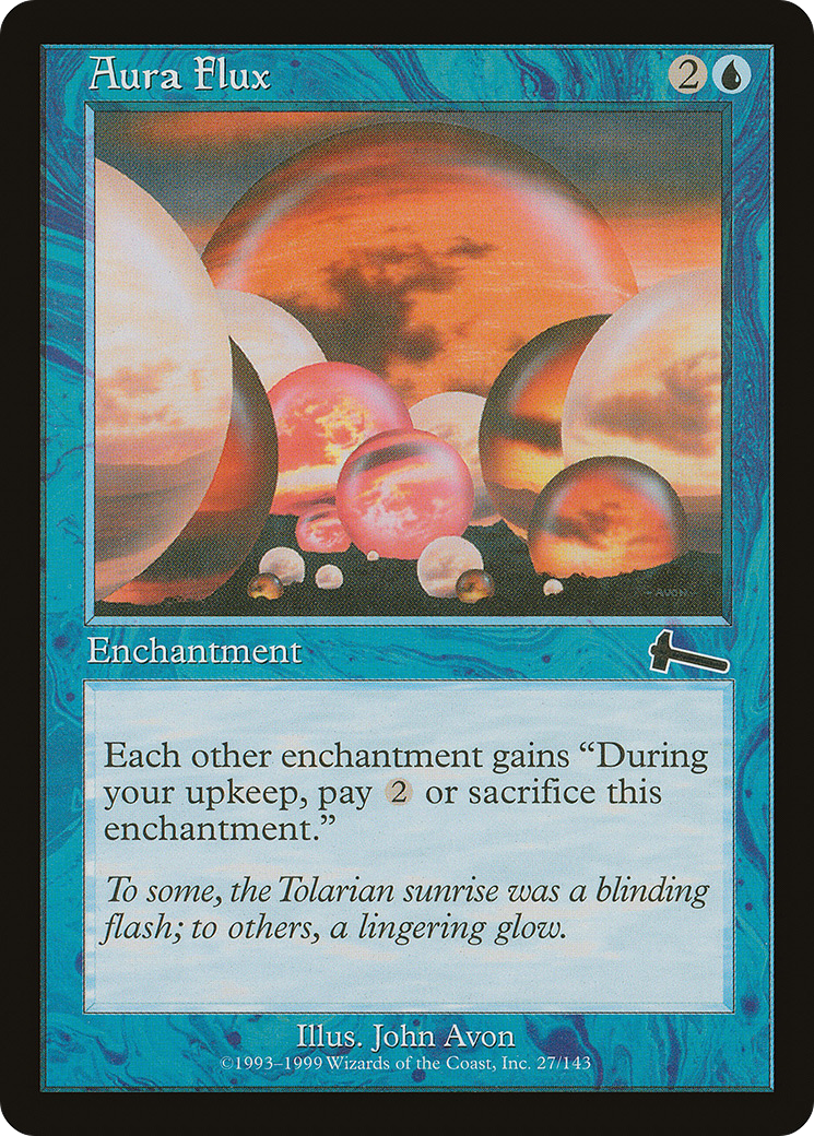 Image of Aura Flux (ULG-027) - Urza's Legacy