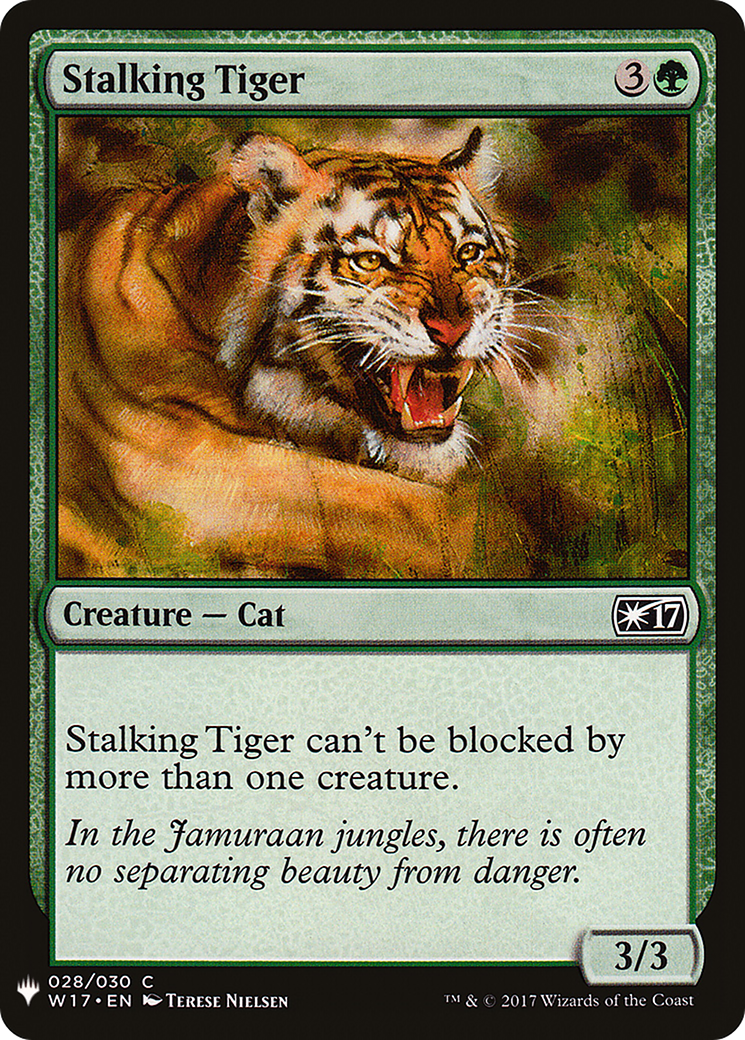Image of Stalking Tiger (LIST-W17-28) - The List