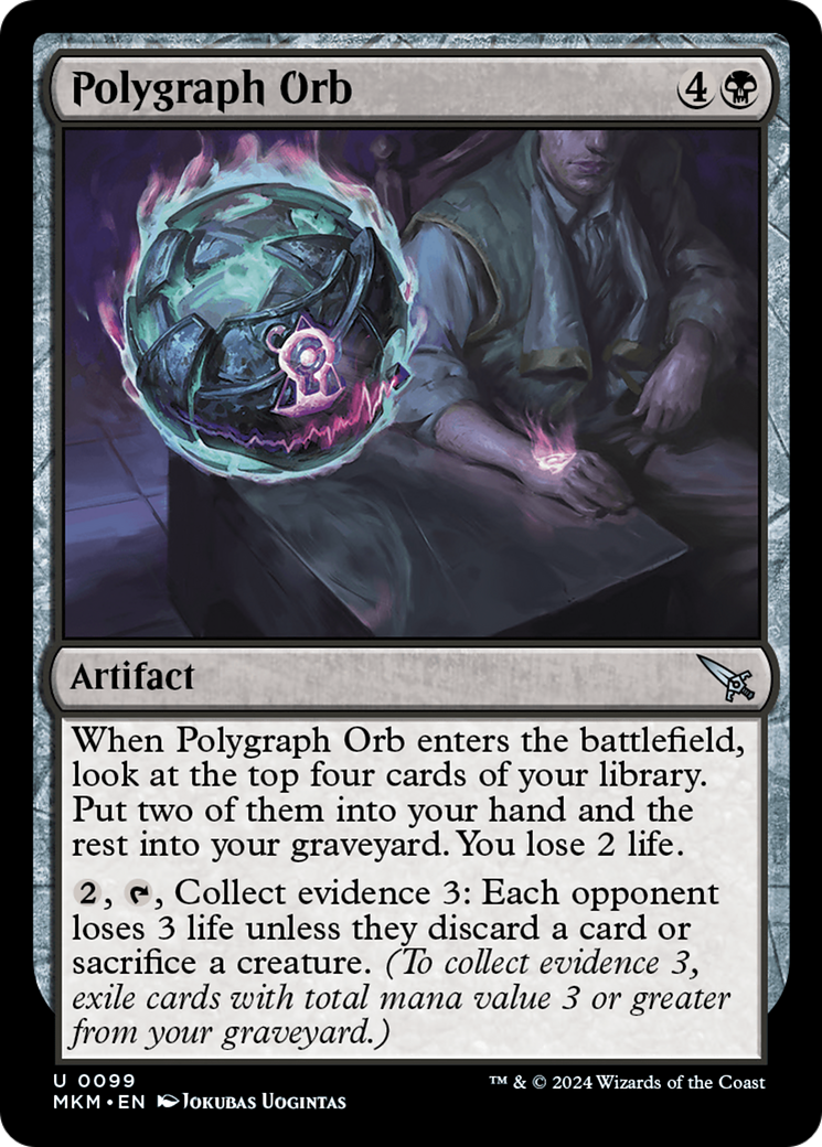 Image of Polygraph Orb (MKM-099) - Murders at Karlov Manor Foil